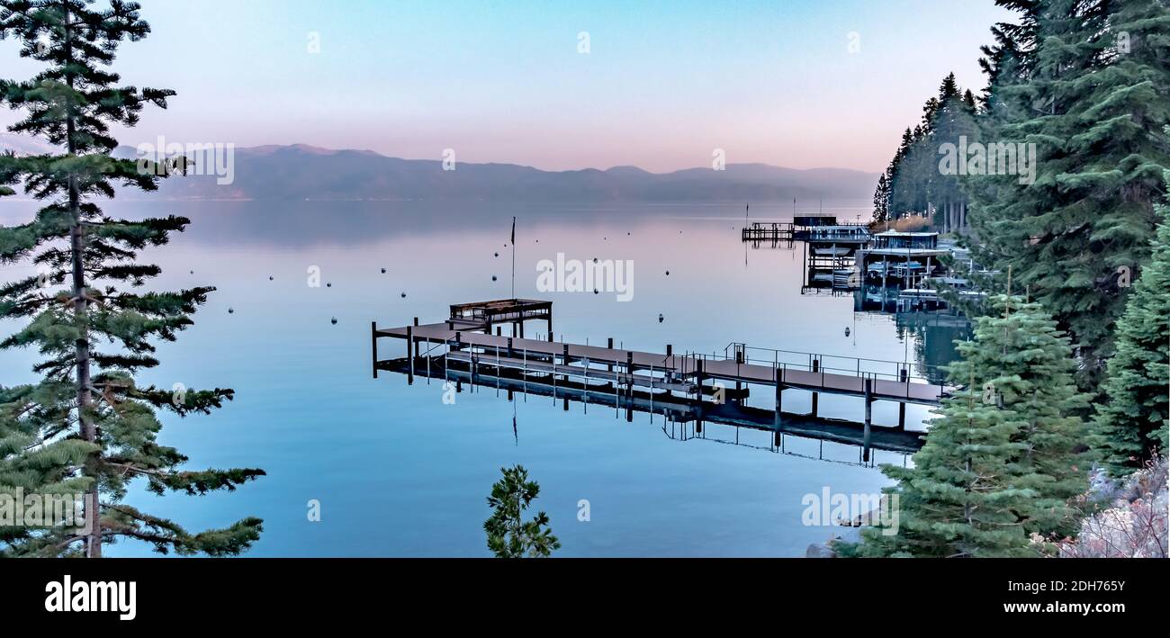 Beautiful sierra scenery at lake tahoe california Stock Photo
