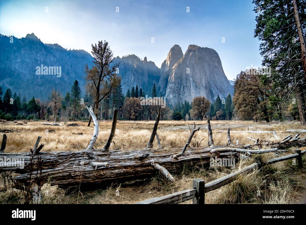 Early morning at yosemite national park california Stock Photo