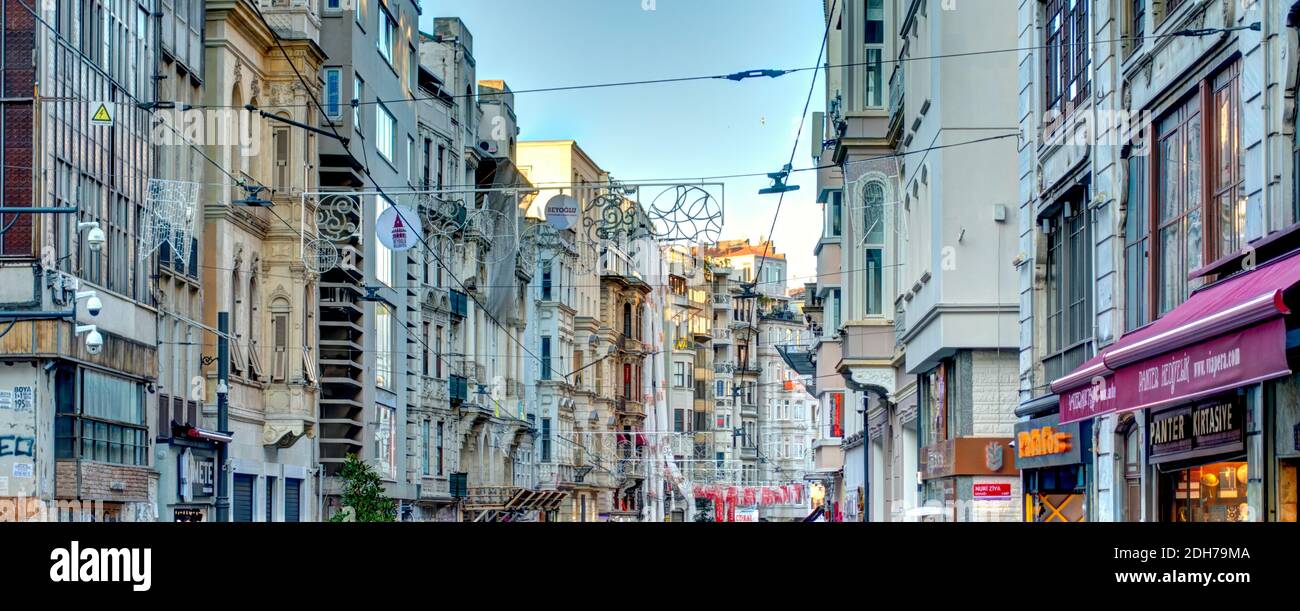 Beyoglu district, Istanbul Stock Photo