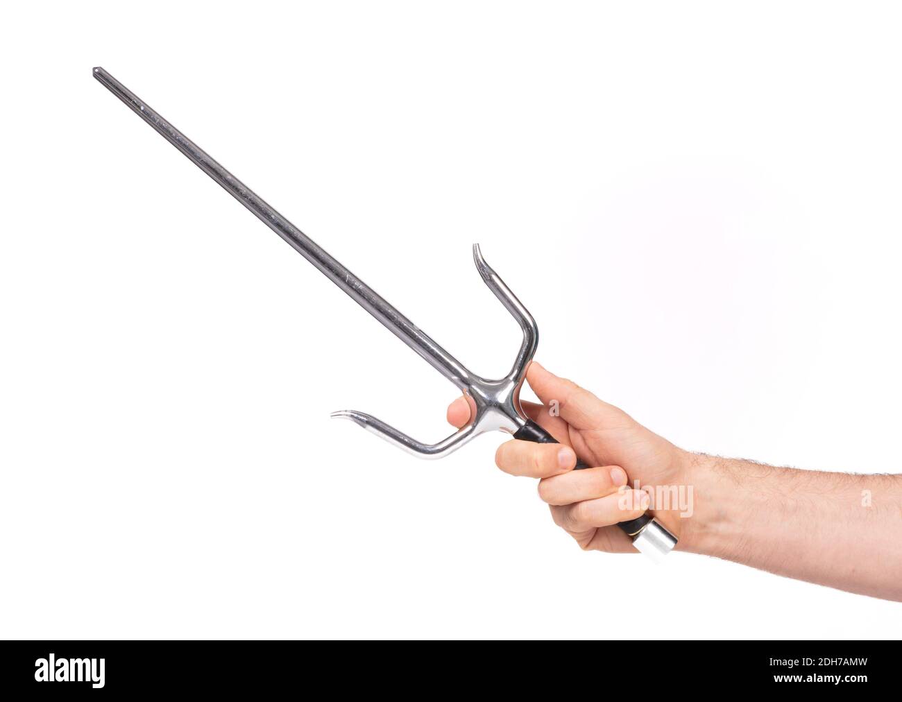 Japanese weapon sai, isolated on white background Stock Photo Alamy