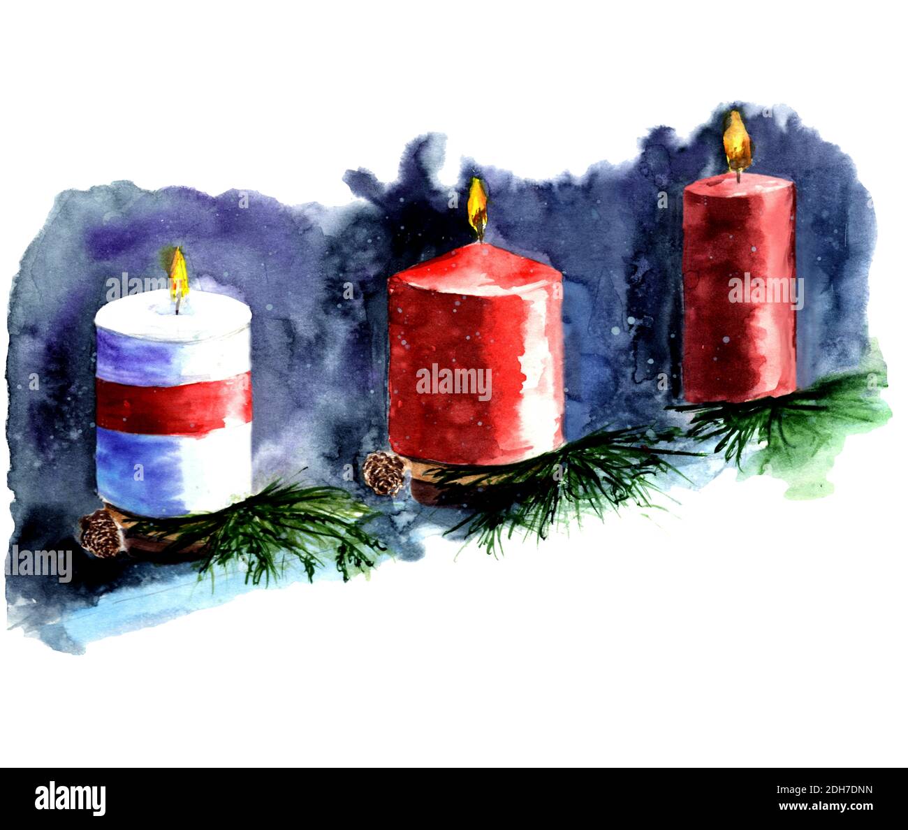 Advent candles drawing Cut Out Stock Images & Pictures Alamy