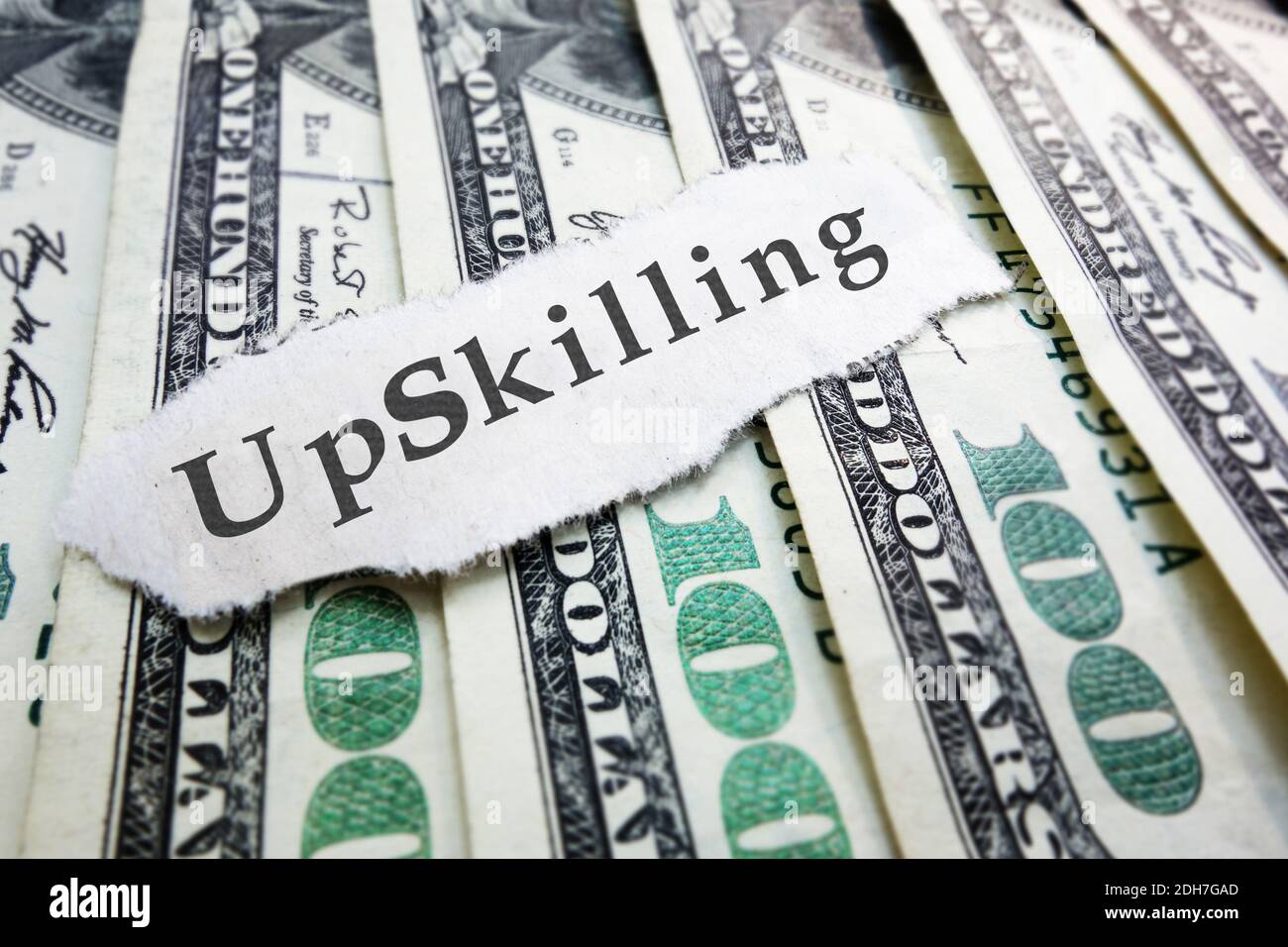 Upskilling and earn money Stock Photo