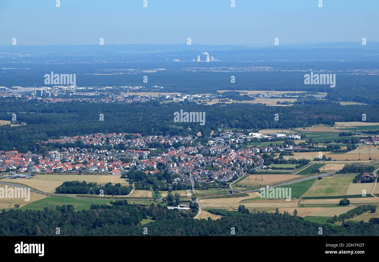 Aerial view of Dreieich Offenthal and Dietzenbach Stock Photo Alamy