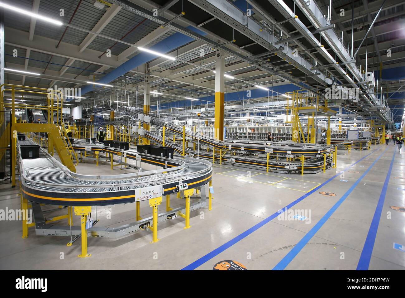 Inside the Amazon EMA2 site in SuttoninAshfield.Behind the scenes at