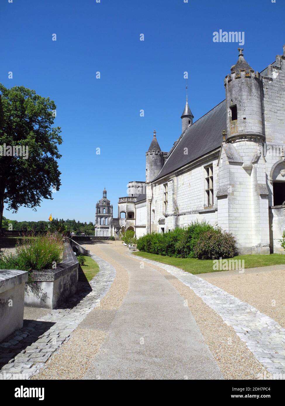 Castle in Loches, France Stock Photo