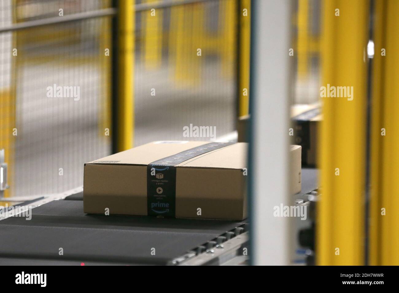 Inside the Amazon EMA2 site in SuttoninAshfield.Behind the scenes at