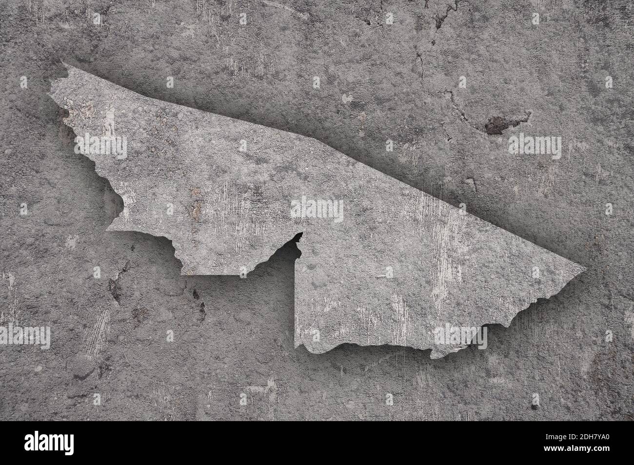 Map of Acre on weathered concrete Stock Photo - Alamy