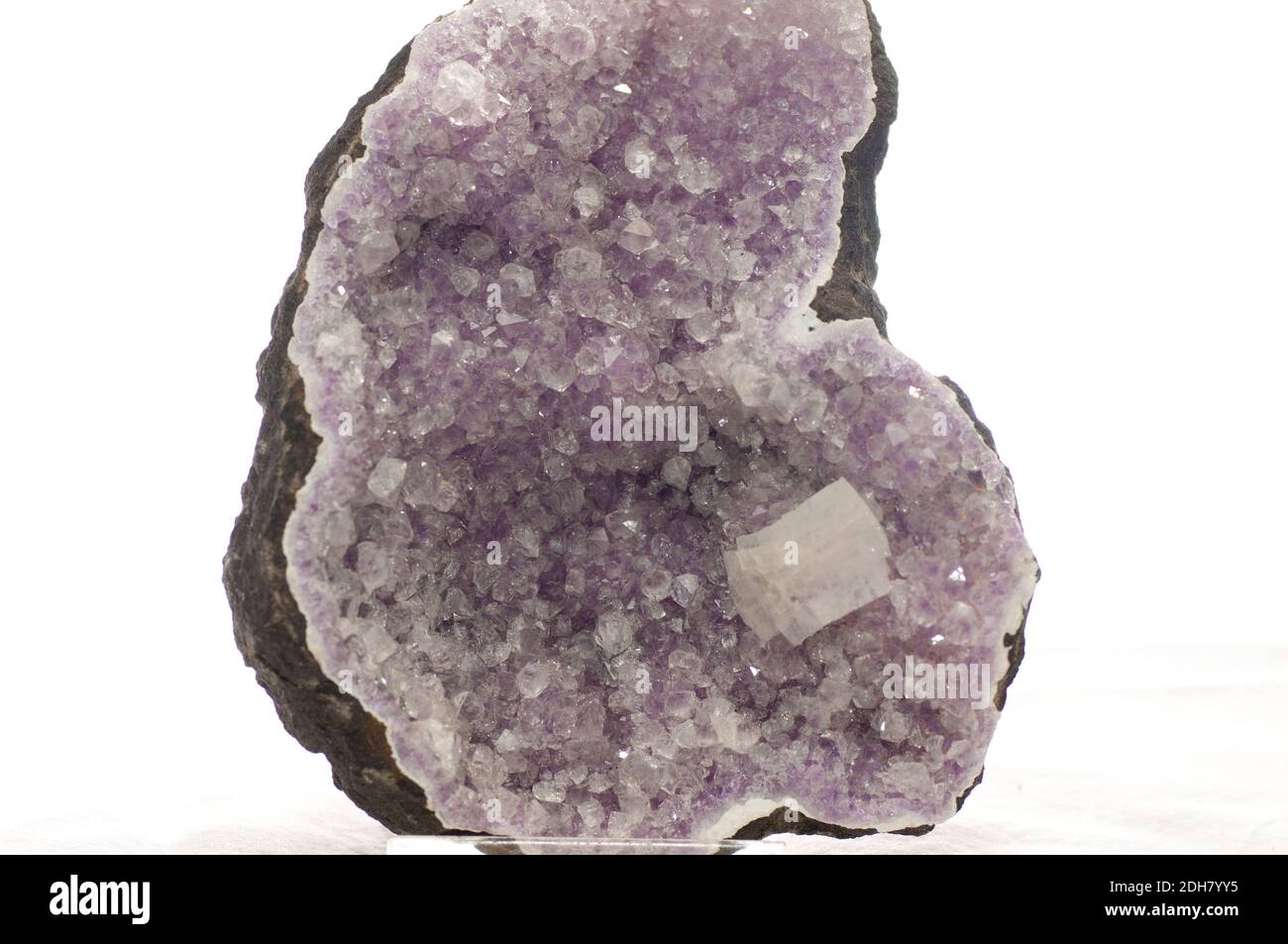 faden quartz crystal mineral sample with threadlike strands inside ...