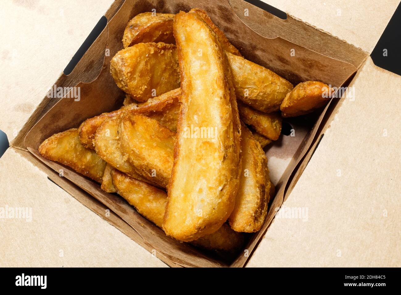 Potato wedges. French fries. Fried Wedge Potatoes Stock Photo Alamy