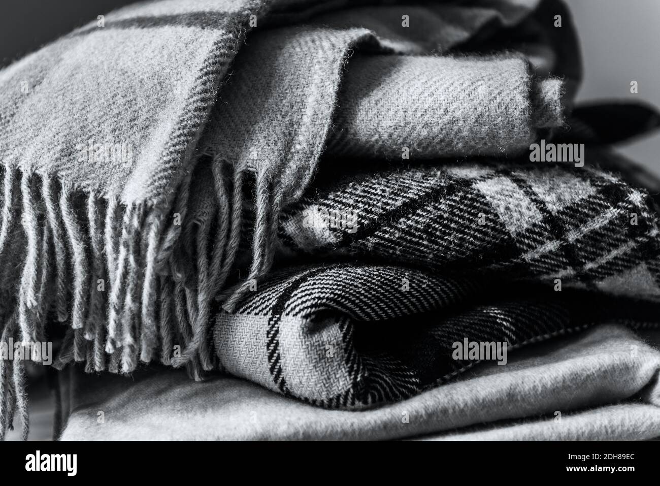 Soft textured gray blanket hi-res stock photography and images - Alamy