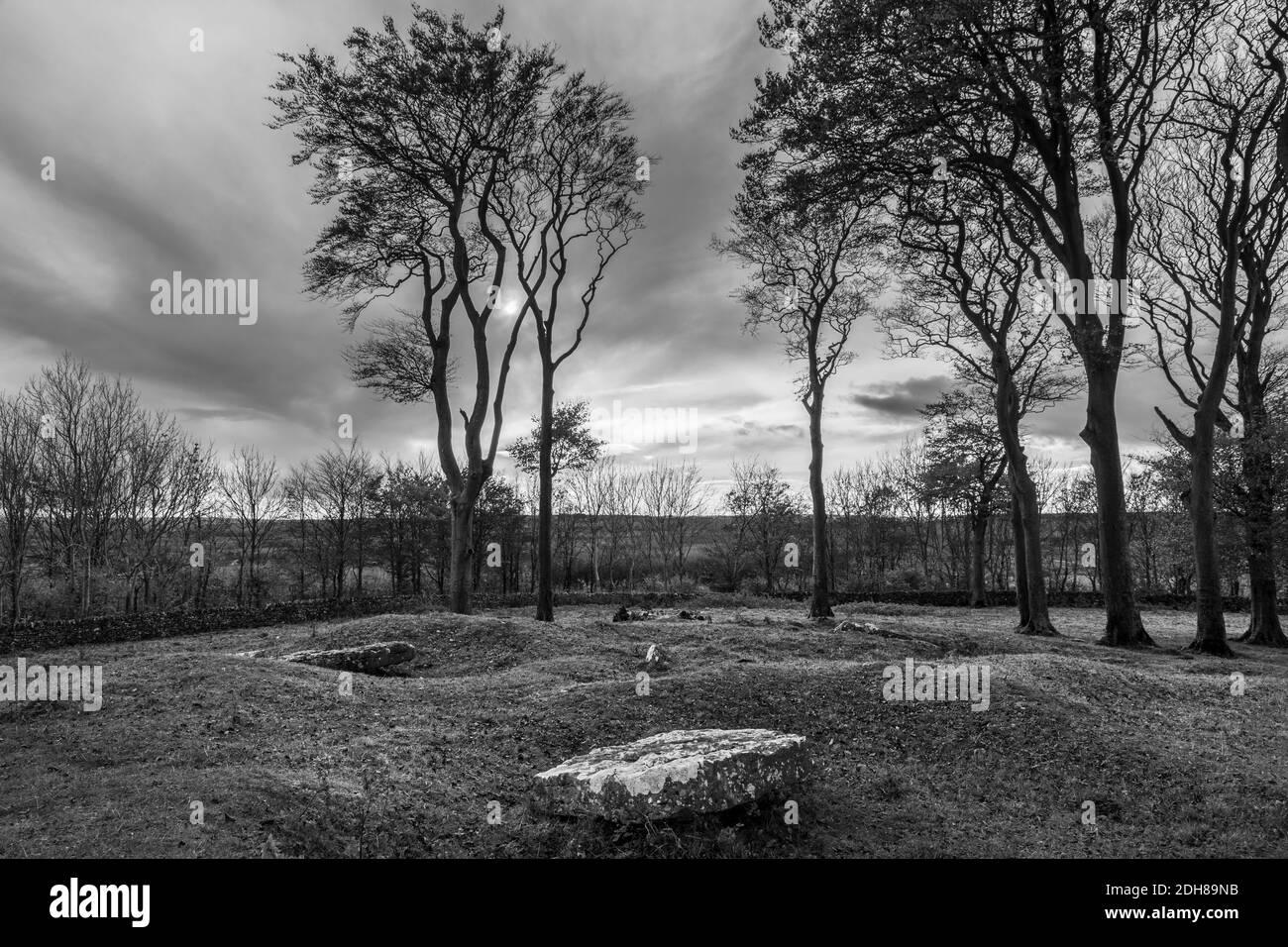 Minninglow Hill, Peak District National Park, Derbyshire Stock Photo