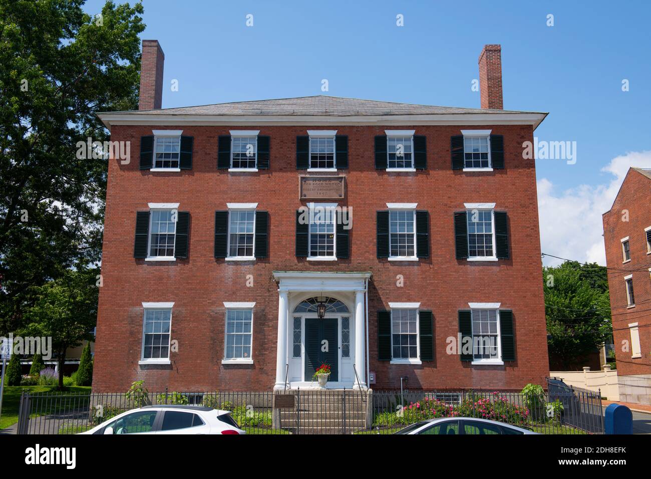 Robert Brookhouse House with Federal style at 180 Derby Street in
