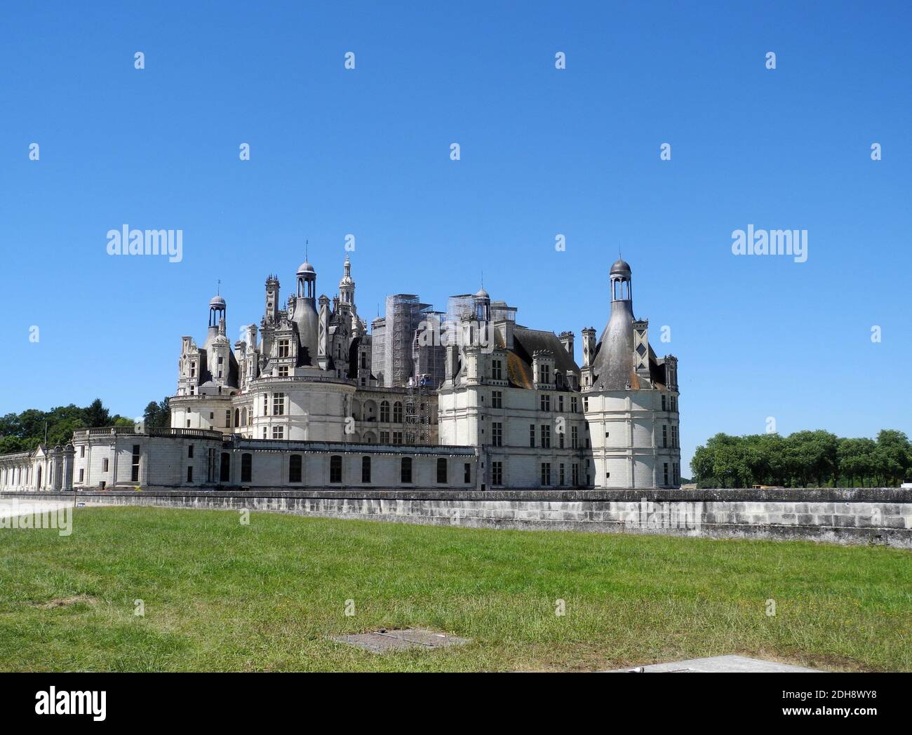 Schloss Chambord, Loiretal Stock Photo