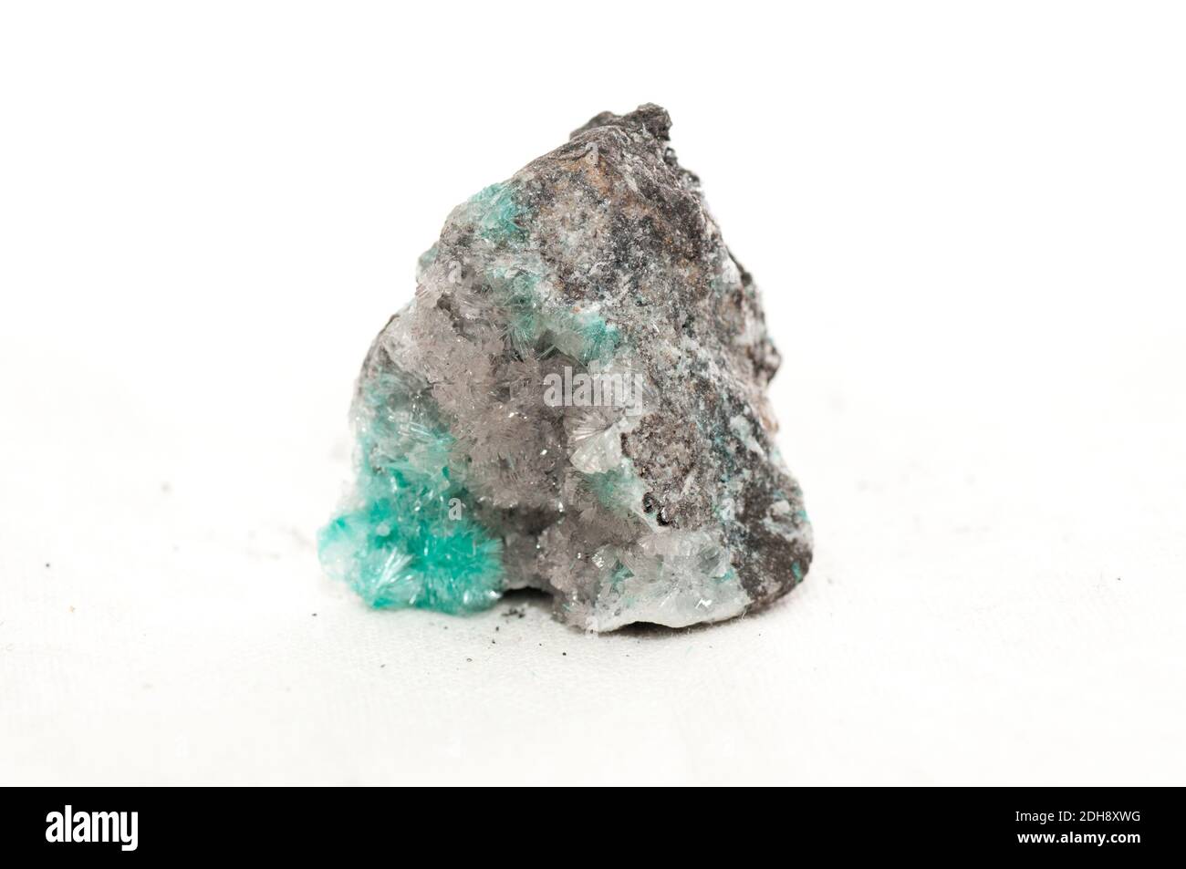 chalcedony with hemimorphite crystal mineral sample, rare earth