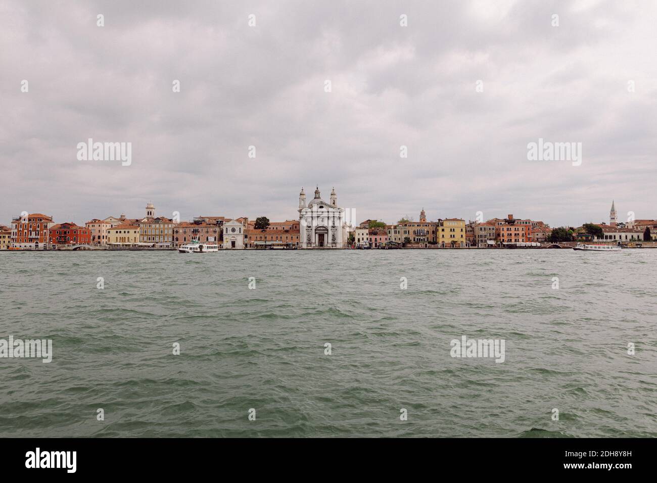 Venice Fondamenta delle Zattere and Giudecca Canal as seen from the