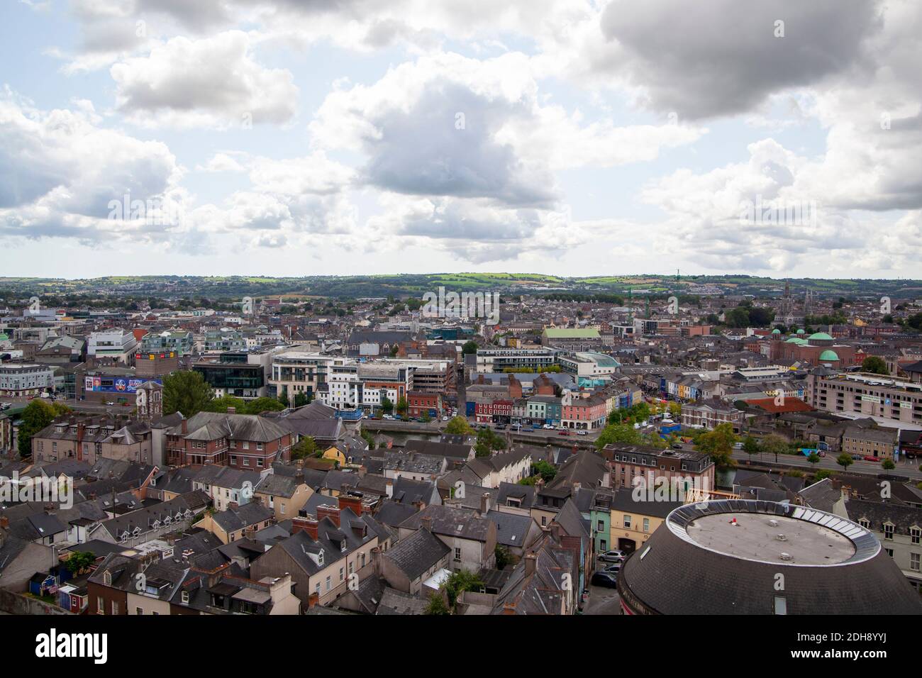 A view from Shandon Bells & Tower St Anne's Church to Cork city Stock Photo Alamy