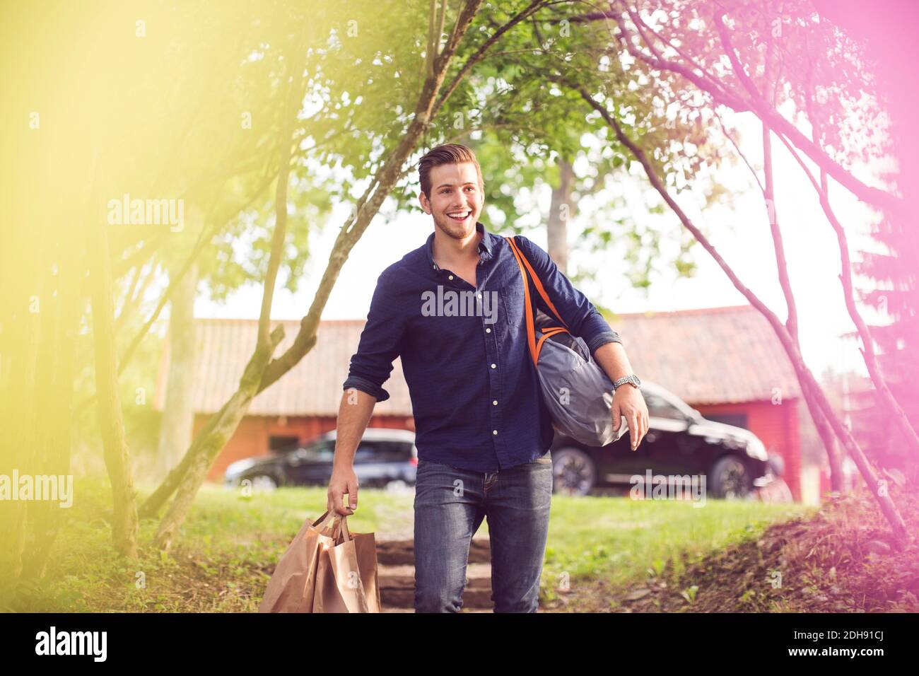 Man carrying sack on his back hi-res stock photography and images - Alamy