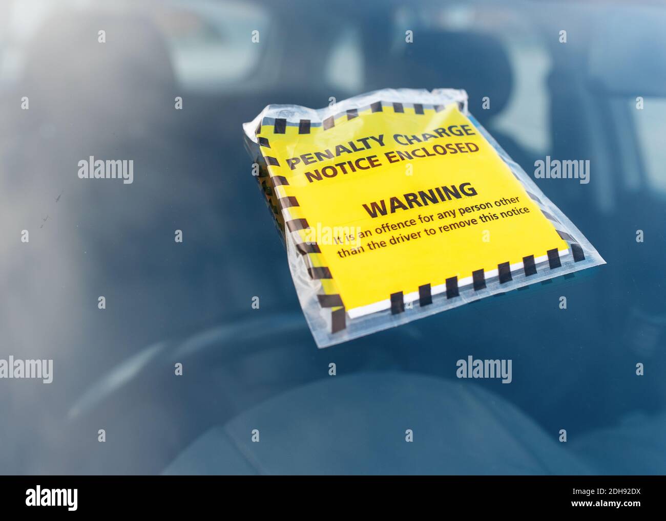 Parking ticket fine issued for parking violation while parking car in restricted noparking zone