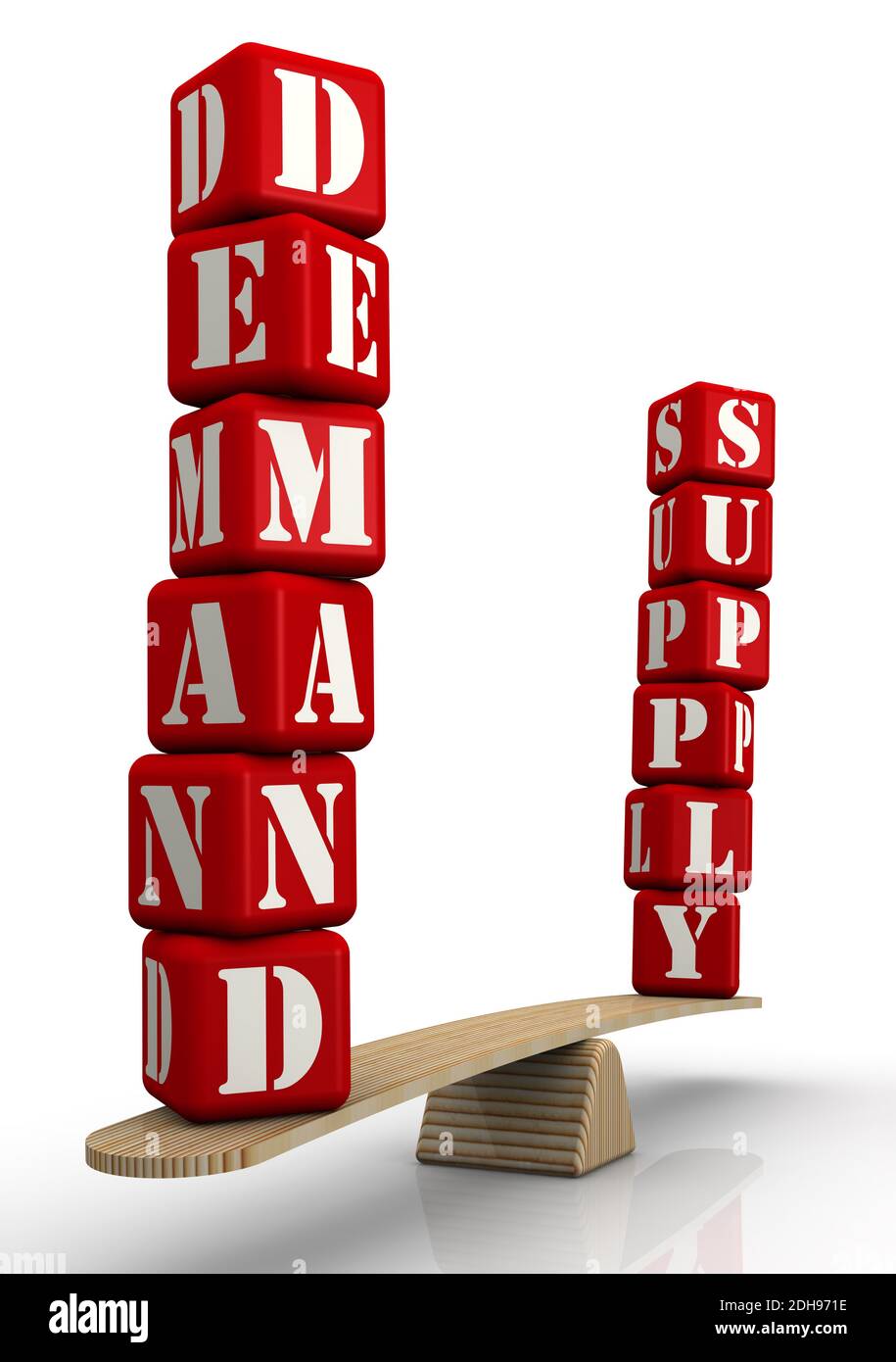 Supply and demand balance hires stock photography and images Alamy