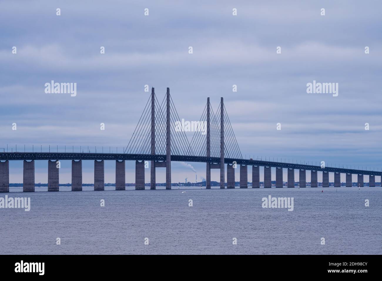 The Sound Bridge, the bridge and underwater tunnel connecting Malmo