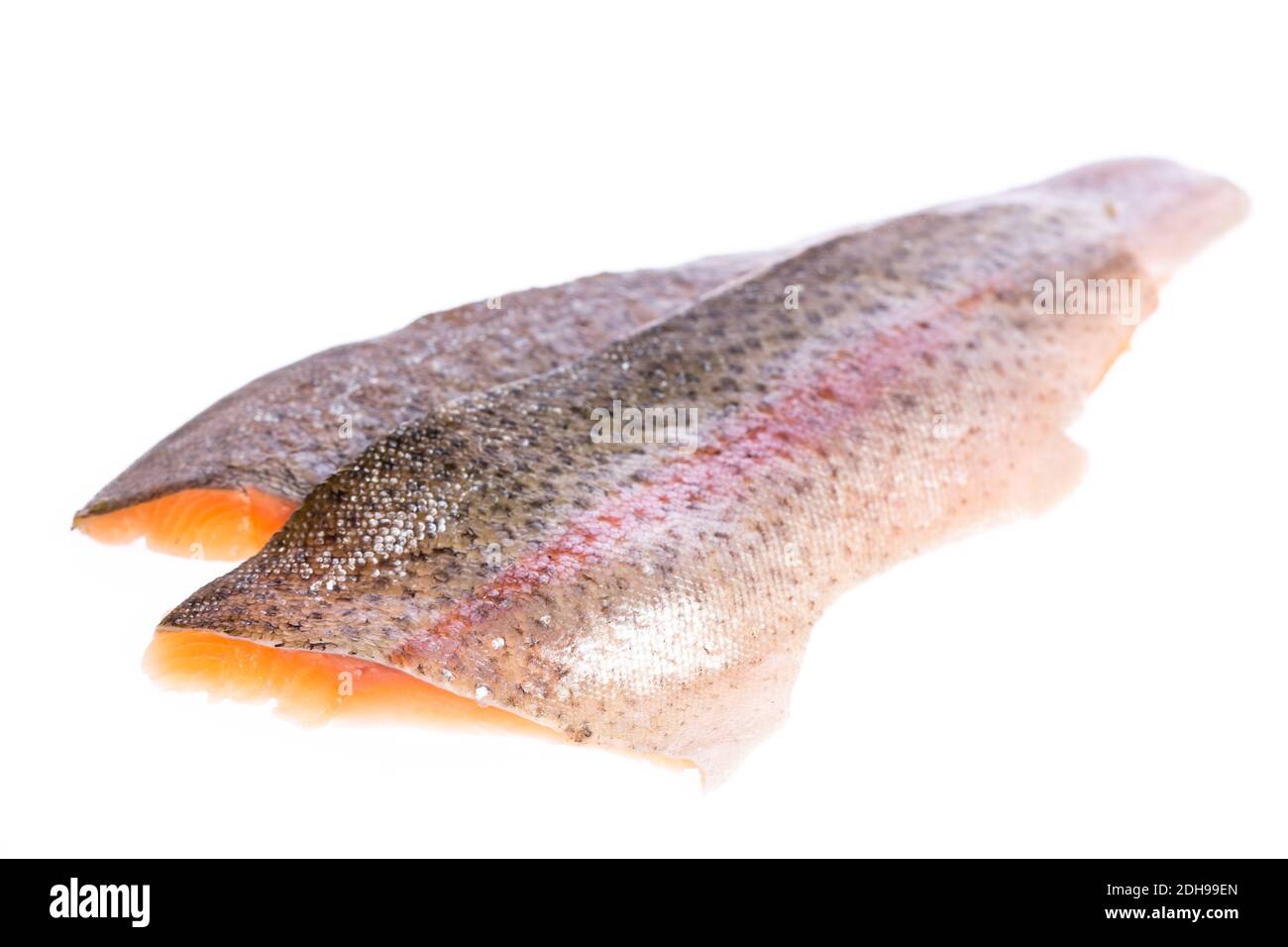 Fish - Fillets of trout Stock Photo