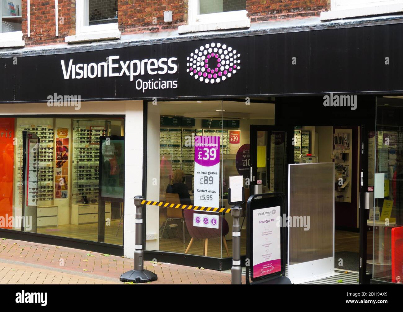 Vision Express in Kings Lynn Stock Photo Alamy