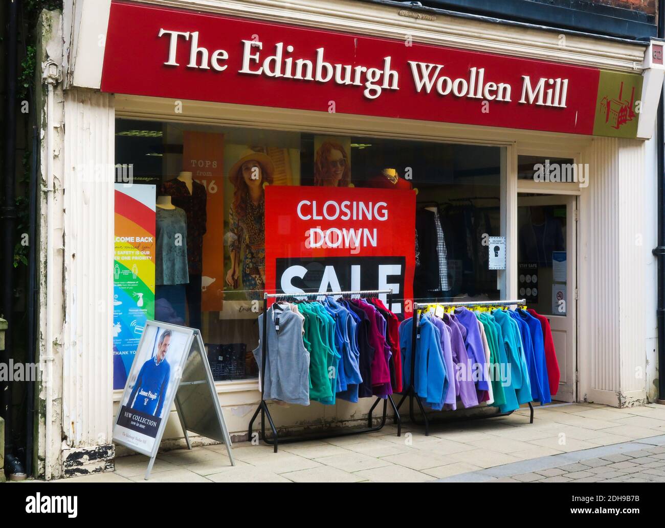 The Edinburgh woollen mill closing down sale. Kings Lynn Stock