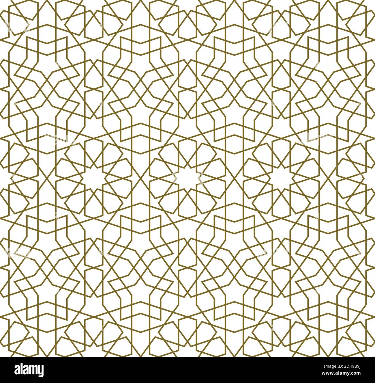 Background seamless pattern based on traditional islamic art.Brown color.Great design for fabric,textile,cover,wrapping paper,background.Average thick Stock Vector