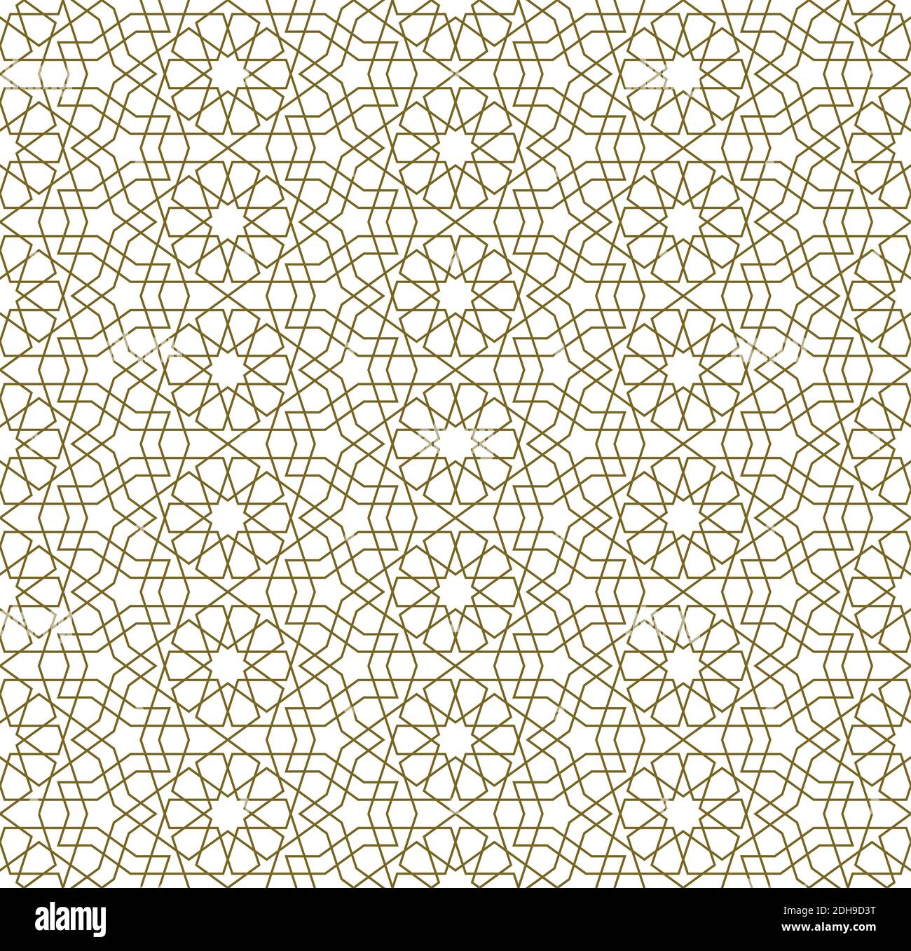 Background seamless pattern based on traditional islamic art.Brown color.Great design for fabric,textile,cover,wrapping paper,background.Average thick Stock Vector