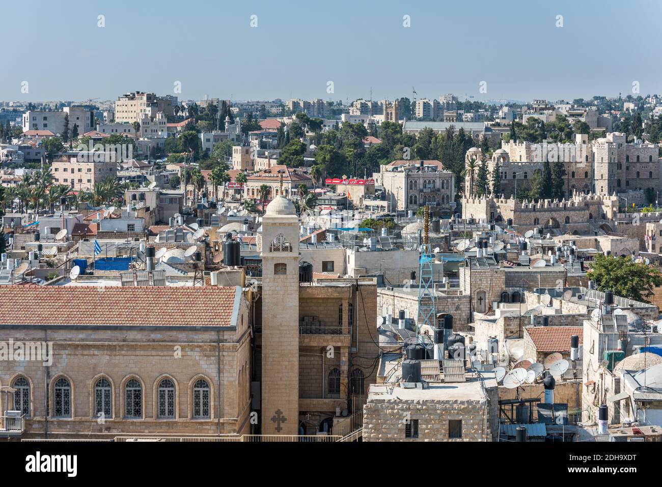 Rooftops ancient jerusalem dome hi-res stock photography and images - Alamy