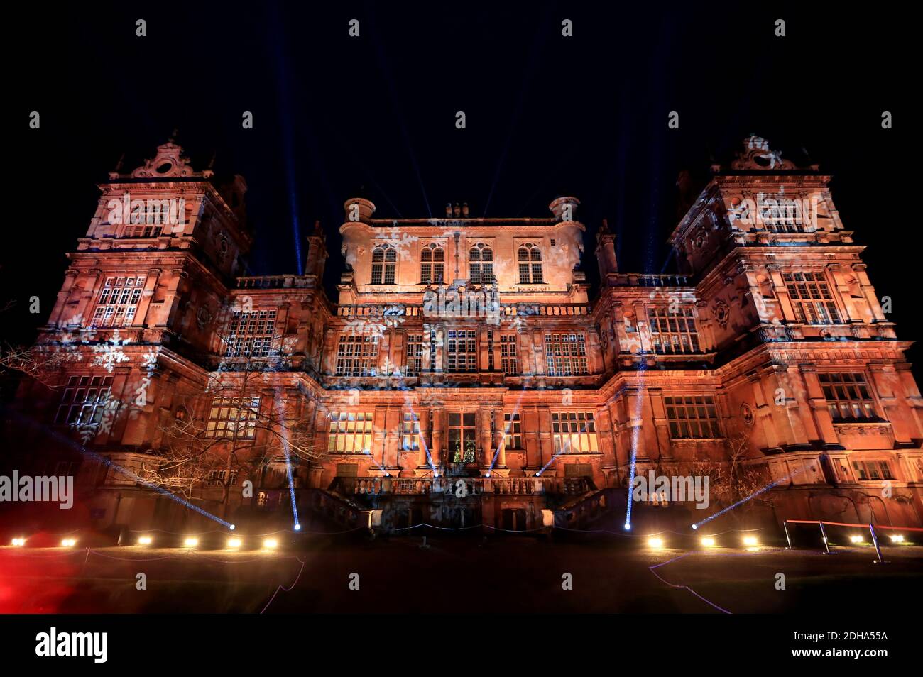 Wollaton Hall in Nottingham which has been transformed into an