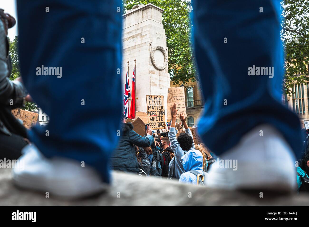 Black Lives Matter Protest Stock Photo