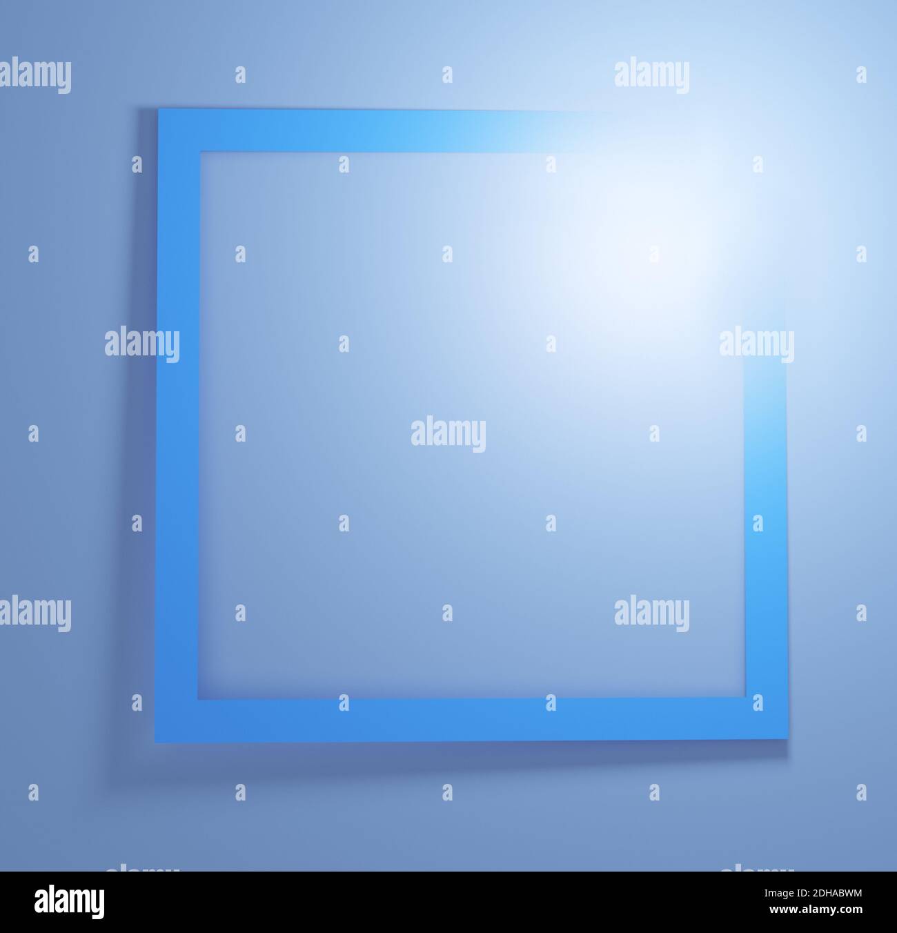 Square background with tilted frame and blank space. 3d rendering Stock ...