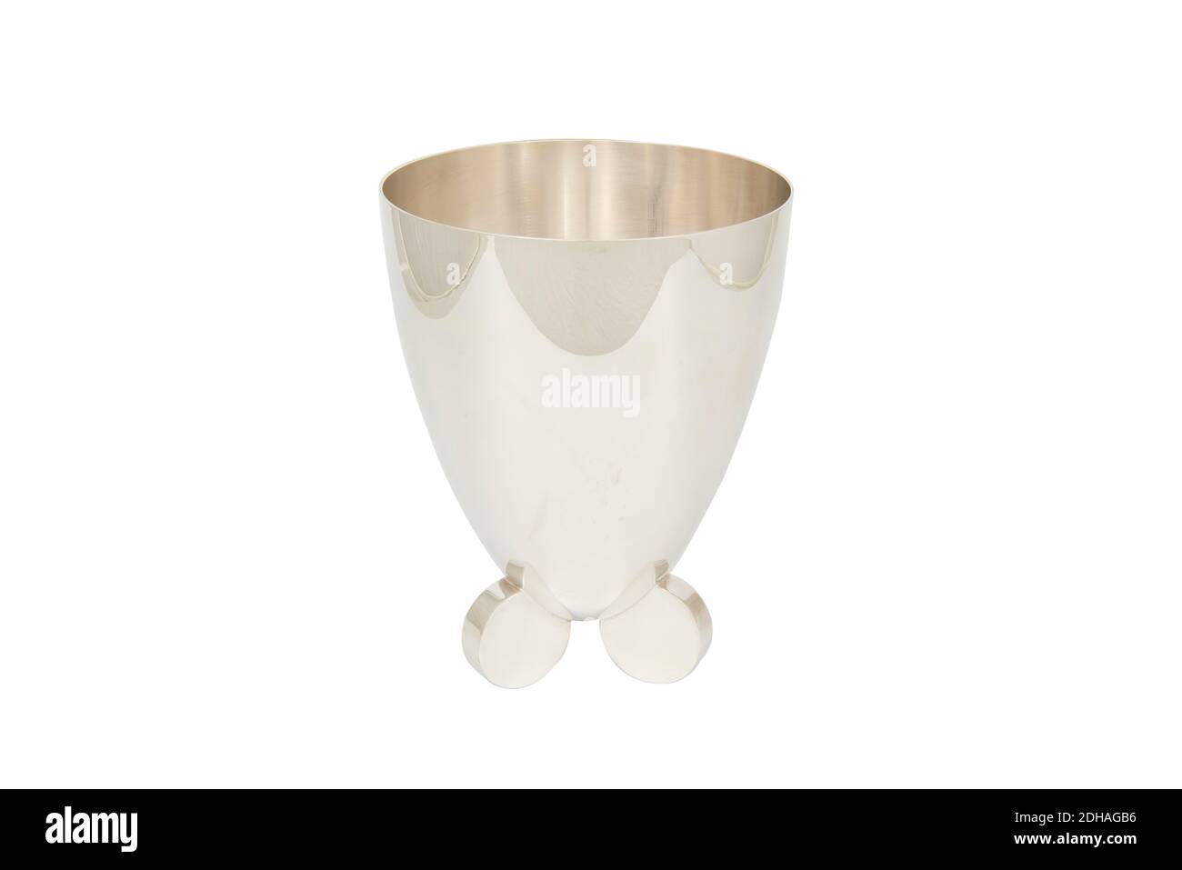 luxury silver ice bucket isolated Stock Photo Alamy