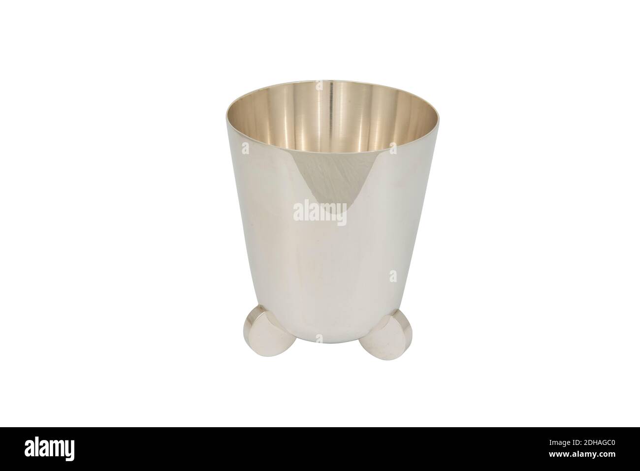 luxury silver ice bucket isolated Stock Photo Alamy