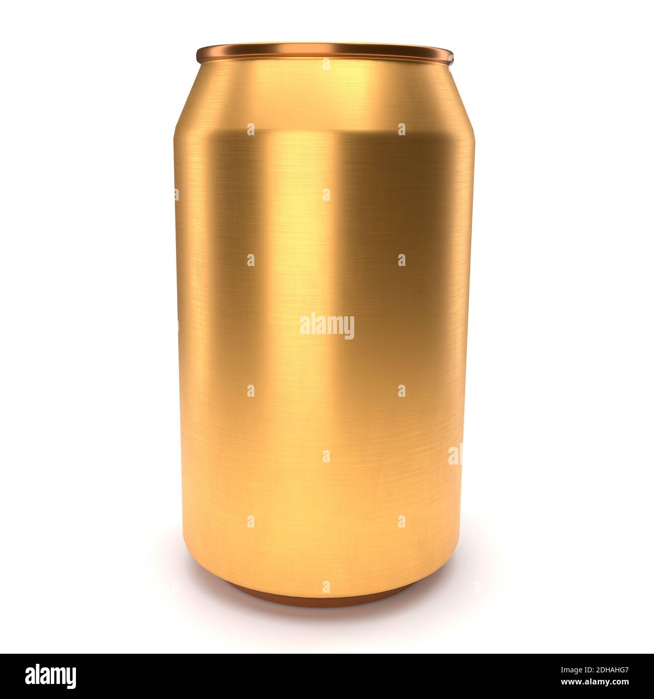 Download Gold Aluminum Beer Or Soda Can Isolated On White Background Stock Photo Alamy