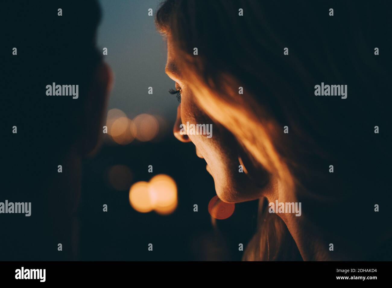 Illuminated face hi-res stock photography and images - Alamy