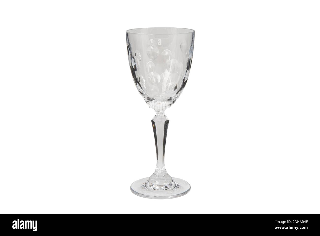 luxury crystal wine glass isolated Stock Photo Alamy
