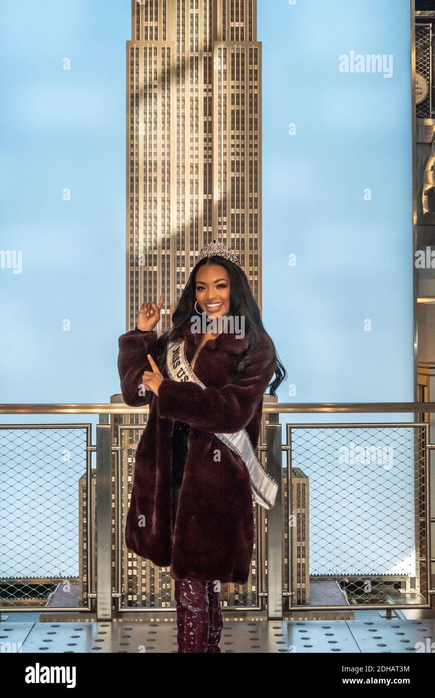 Miss USA 2020 Asya Branch, the first Black woman to win Miss