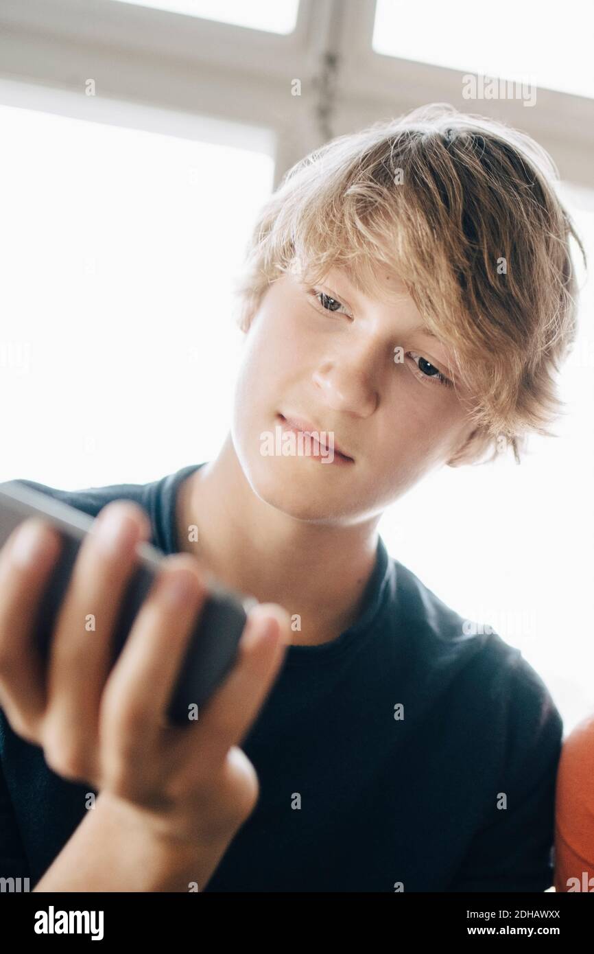 Boy teenager close blond hi-res stock photography and images - Alamy