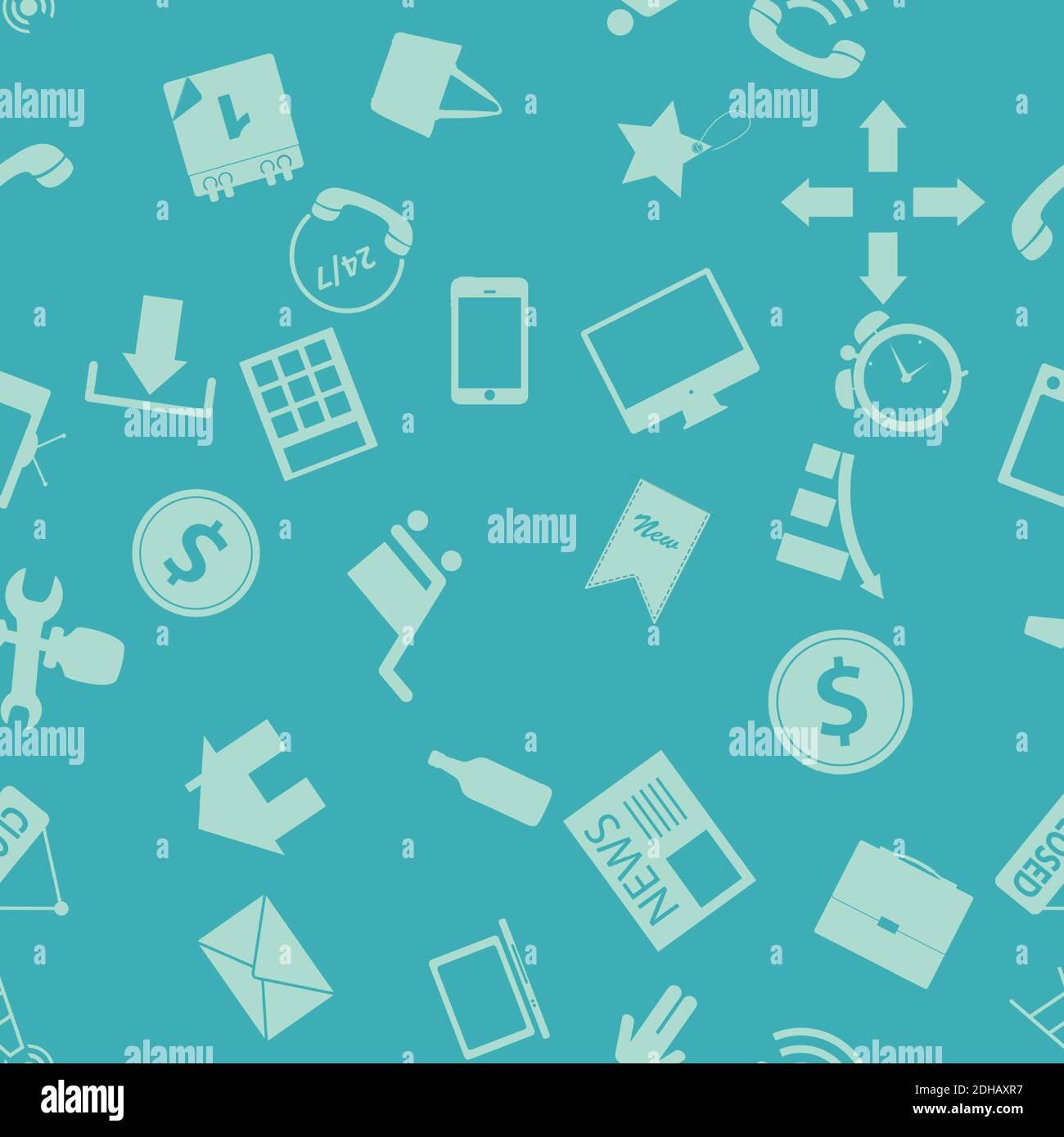 Target Flat Concept Icon Vector Illustration. Target Icon Image. Target Icon Sign. seamless pattern Stock Vector