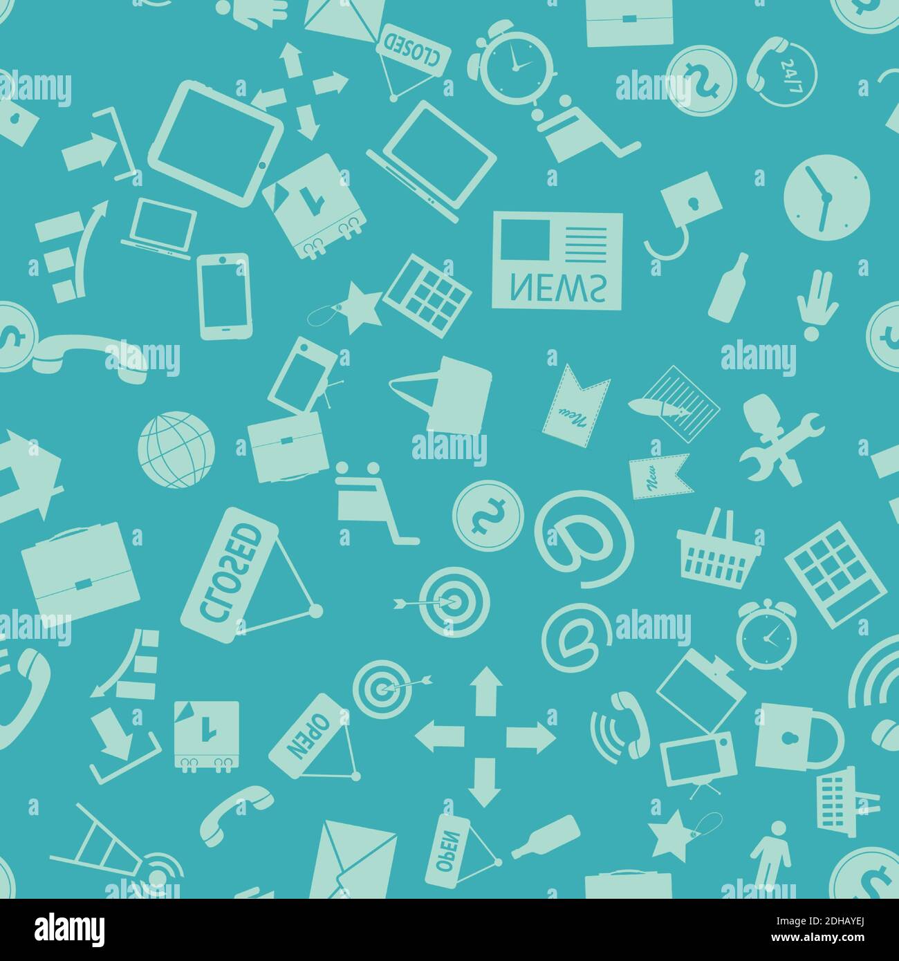 Target Flat Concept Icon Vector Illustration. Target Icon Image. Target Icon Sign. seamless pattern Stock Vector