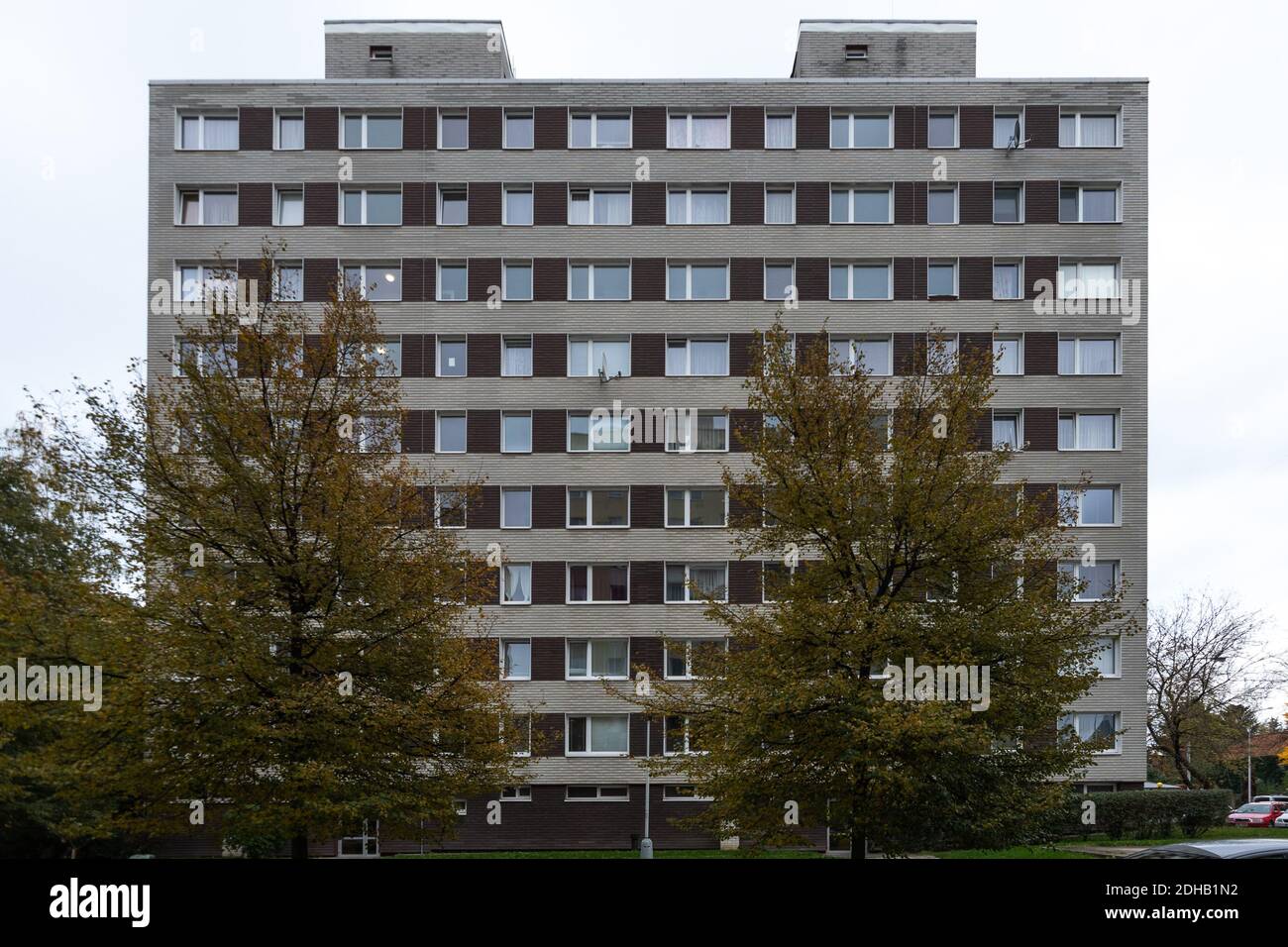 Prague. Czech Republic. 01/12/2020. Panelaks or buildings constructed ...