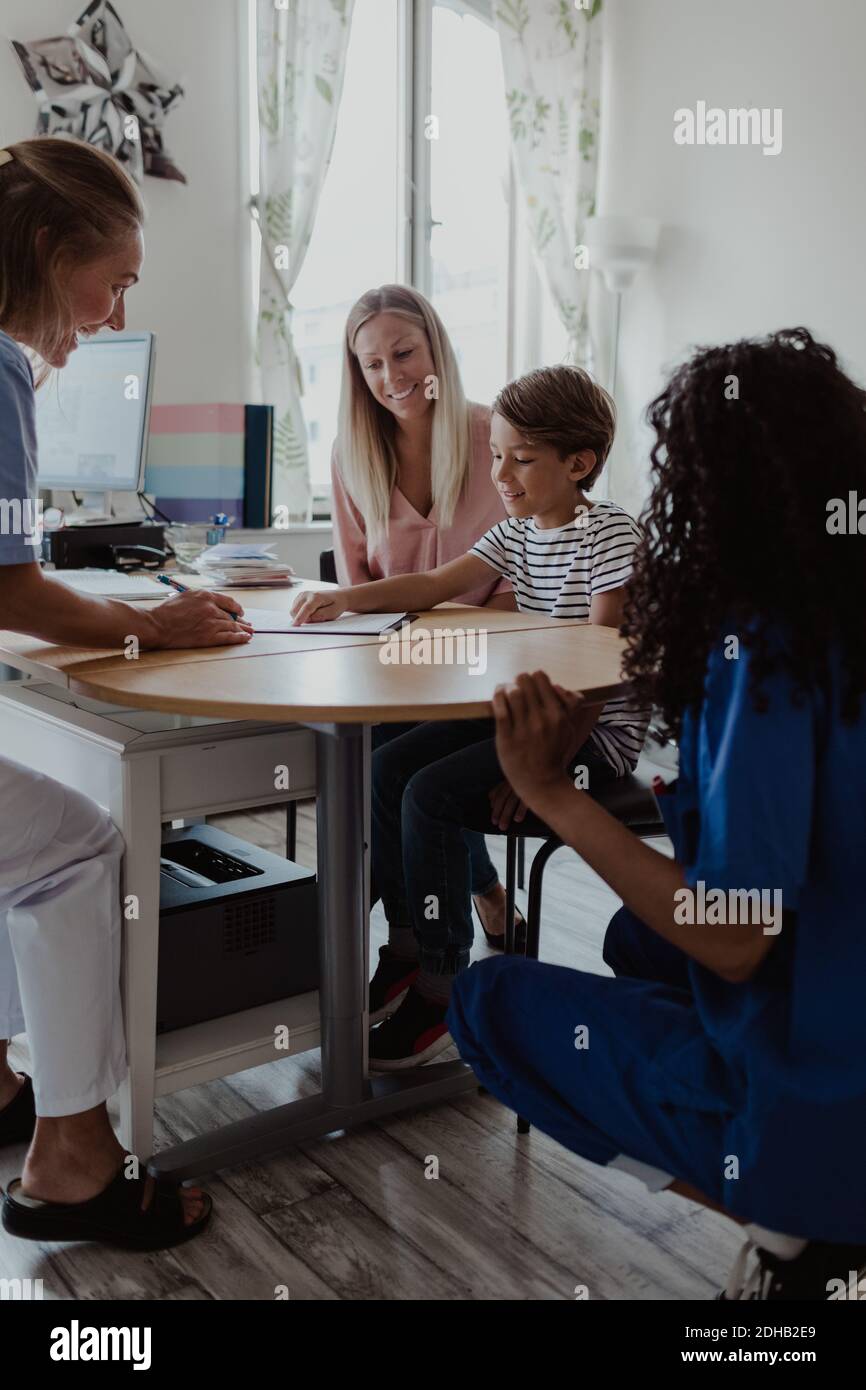 Mature mother and son doctor hi-res stock photography and images - Alamy