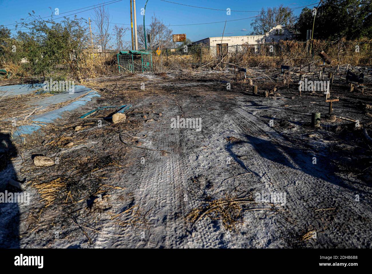 Soil texture, dry branches and ashes in rural area Real del Alamito in  Sonora, Mexico  Photo: (Photo by Luis Gutierrez / Norte Photo)  dry,  dry Stock Photo - Alamy