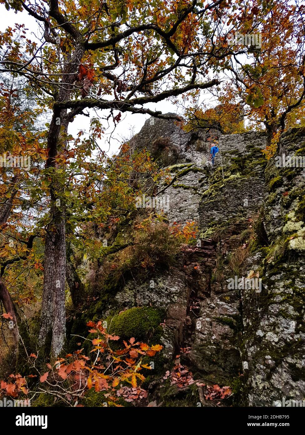Technical and rocky hiking trail. Nobody Stock Photo Alamy