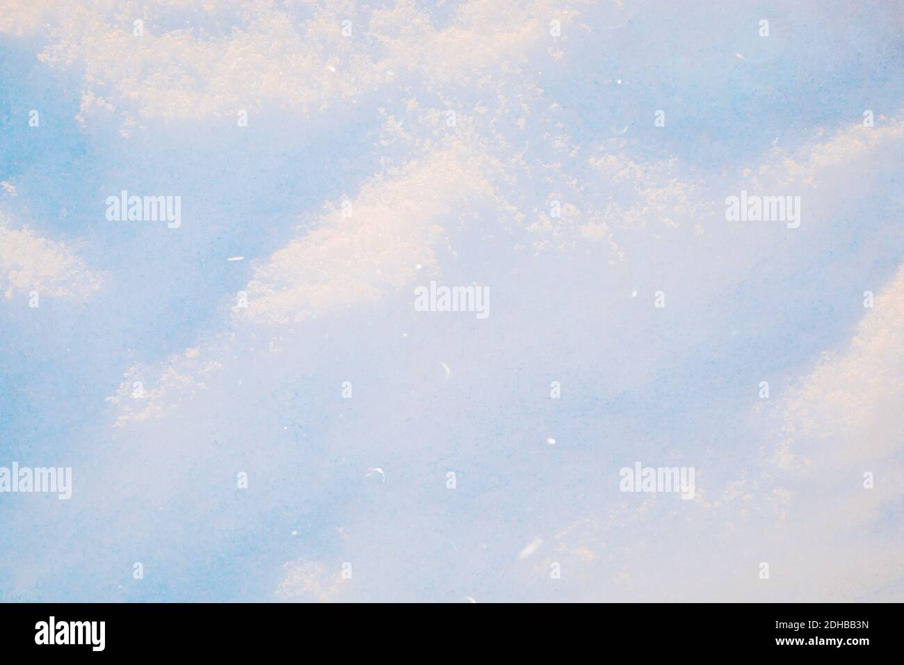 Shining in sunlight snow texture background Stock Photo