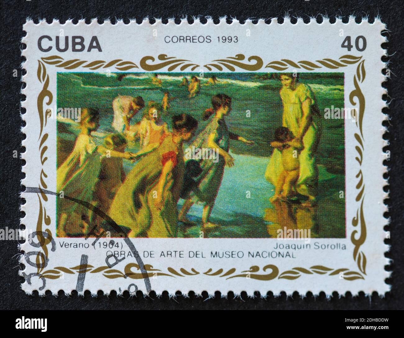 Vintage Cuban postal stamp, Cuba Stock Photo - Alamy