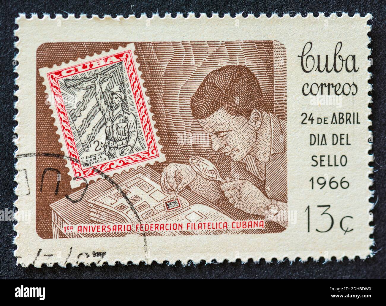Vintage Cuba Stamp High Resolution Stock Photography and Images - Alamy