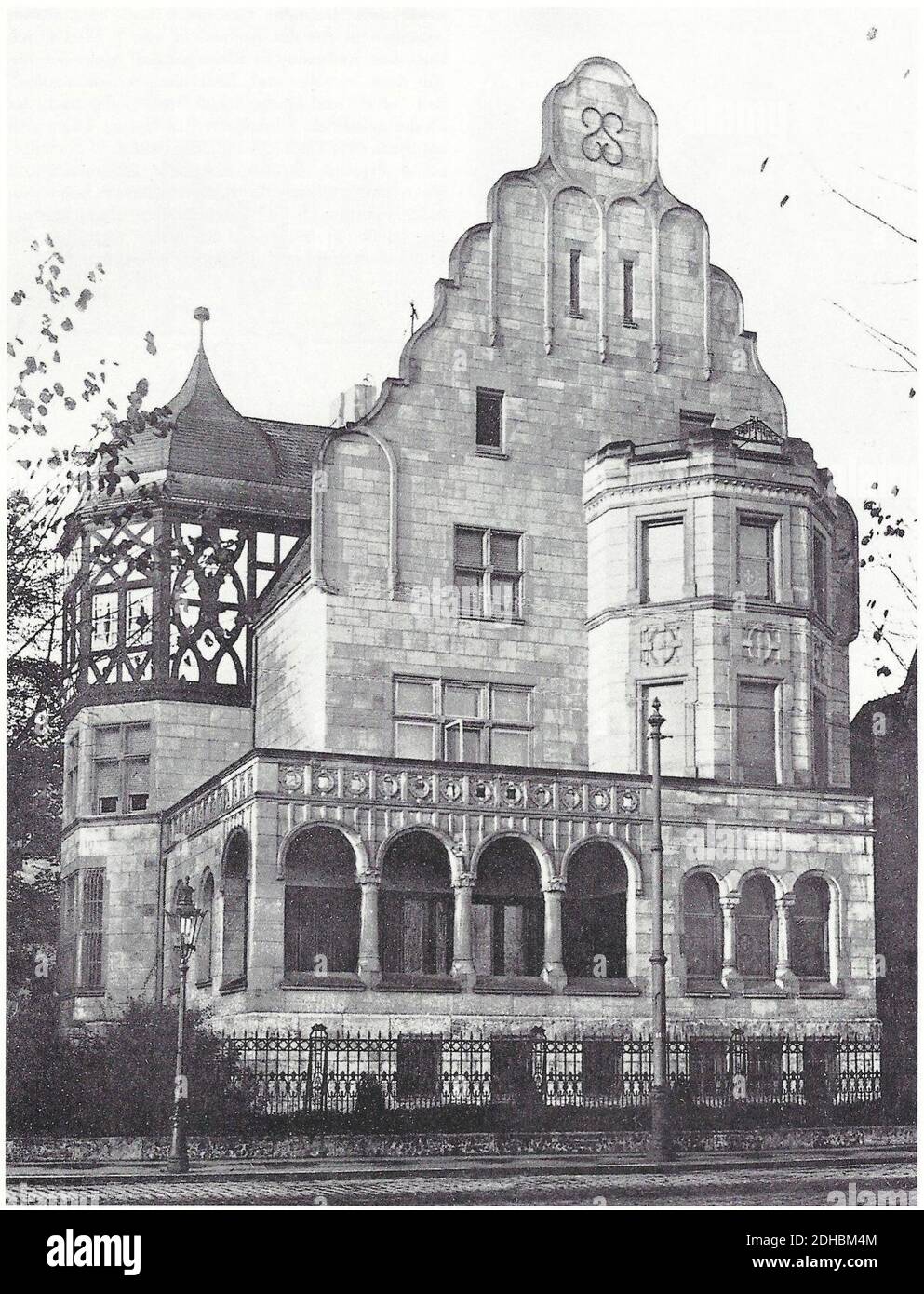 Köln-Marienburg Oberländer Ufer 190 1912. Stock Photo